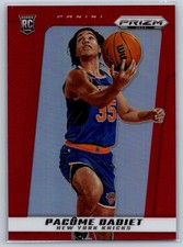 Pacome Dadiet 2024-25 Panini Prizm Deca Red Prizm /199 Rookie RC #58