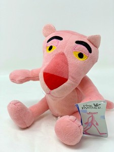 big pink panther stuffed animal