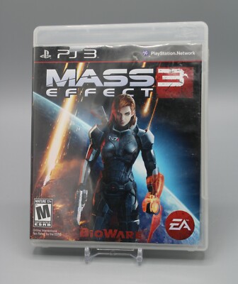 Mass Effect 3 (PlayStation 3, 2012) Tested & Works *No Manual*