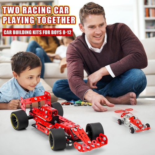 PANPAPA Car Building Kits for Boys 8-12Building Cars Metal Erector SetRacing ... - Picture 5 of 7