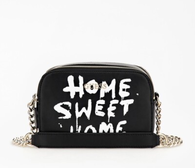Banksy x Guess Brandalised graffti home sweet home Cross