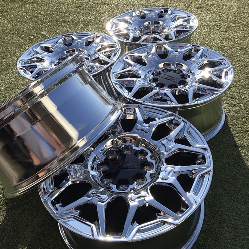 22 LLANTAS HUMMER EV OEM STOCK JUEGO DE FÁBRICA 84806058 GM LLANTAS CROMADAS JUEGO NUEVO 5 2024 - Imagen 14 de 24