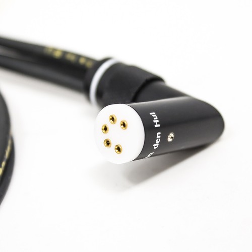 VAN DEN HUL D-502 Hybrid Cavo per Giradischi terminato Custom DIN angolare-2XLR - Imagen 3 de 4