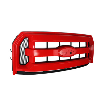 For 2015 2016 2017 Ford F-150 F150 Race Red Bumper Grille Assembly