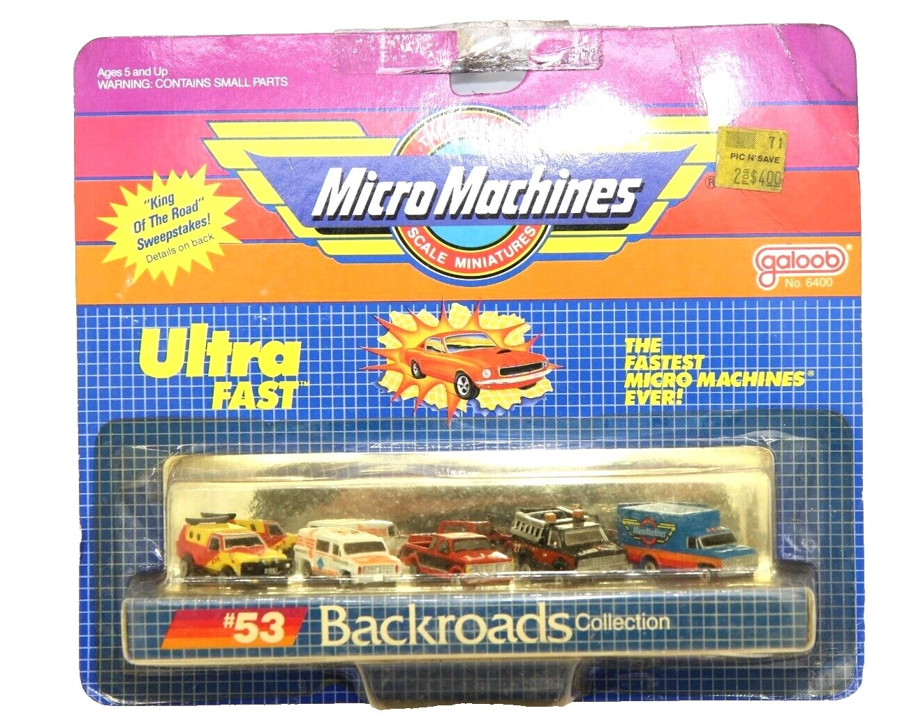 Micro Machines Diecast Trucks Vehicles