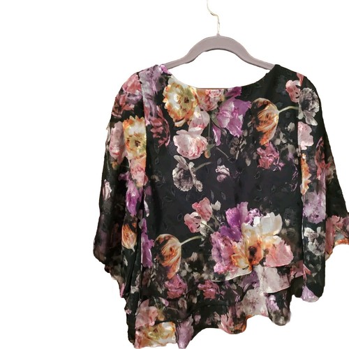 Alex Evenings Top Small Asymmetrical New With Tags - Picture 3 of 3