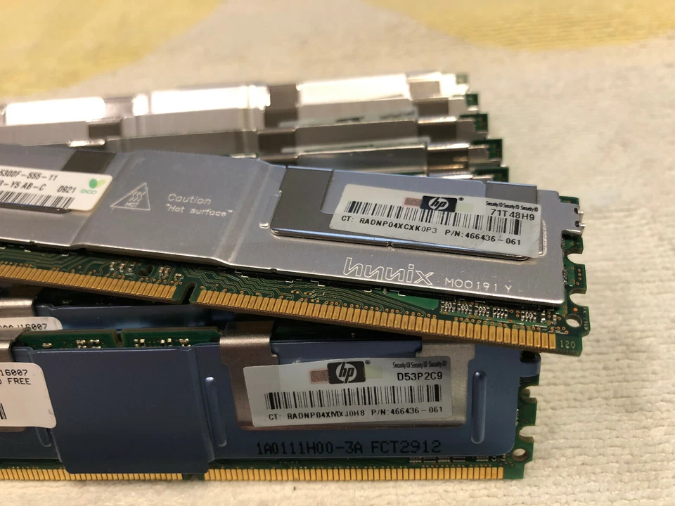 HP 4GB 2Rx4 PC2-5300F-555 466436-061 - Image 3 of 3