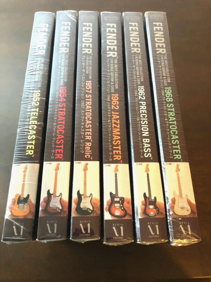 Fender The Best Collection set of 6 complete 1952 〜 1968 from