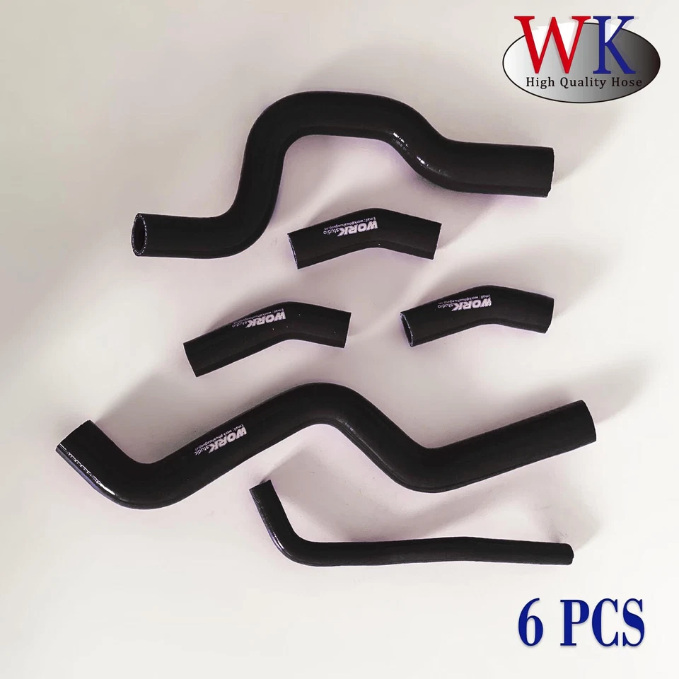 Mangueiras de silicone pretas para Suzuki SV650S SV650 S K5 K9 2005-2009 2006 2007 2008 09 - Imagem 2 de 4