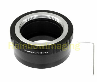 Helios 44-2 58mm F2 M42 Lens to Micro 4/3 m43 Adapter Olympus E-M1 EM10 Mark II