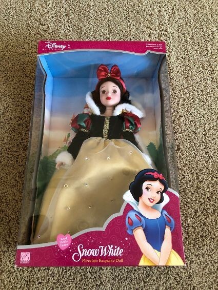 disney princess porcelain keepsake doll