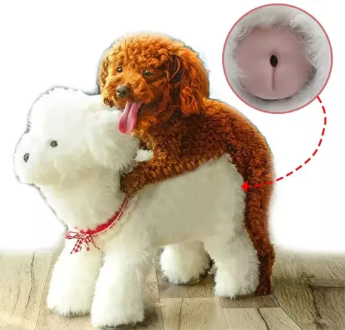 Dog Mating Toys Simulation Plush Pet Sex Play Silicone Vent Stress Reliever Tool - Picture 17 of 24