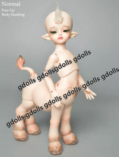 Bjd 1/6 Doll Animal Body Resin Eyes Face Body up Figure Toys