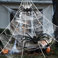 Halloween Decorations 5Pcs - Scary Spider Set for Outdoor Yard Indoor Party