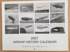 2007 Airship History Calendar, interesting facts on every date in each month