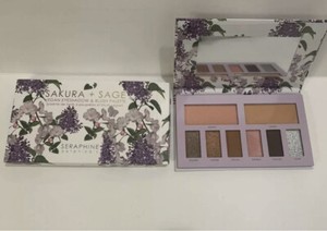 sakura and sage vegan eyeshadow and blush palette