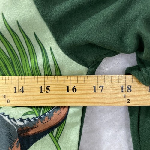 Jurassic World Dinosaur Pajama Set Kids Boys L 10/12 Fleece Green PJ's New - Picture 6 of 16