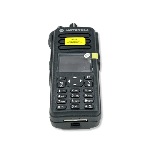 RADIO HOUSING KIT WITH KNOBS - BLACK FITS MOTOROLA DP4800 WITH SPEAKER ASSEMBLY - Picture 8 of 11