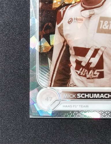 2022 Topps Chrome Sapphire Formula 1 F1 Mick Schumacher #70 Sepia /100 - Picture 4 of 7