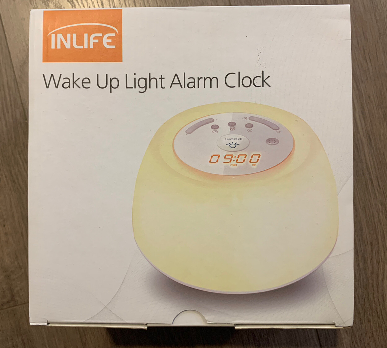 Wake up light alarm clock, Sleep Therapy Sound,Light N Sound Clock In life New-image