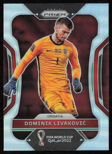 2022 Panini Prizm World Cup Dominik Livakovic Silver Prizm #56 Croatia