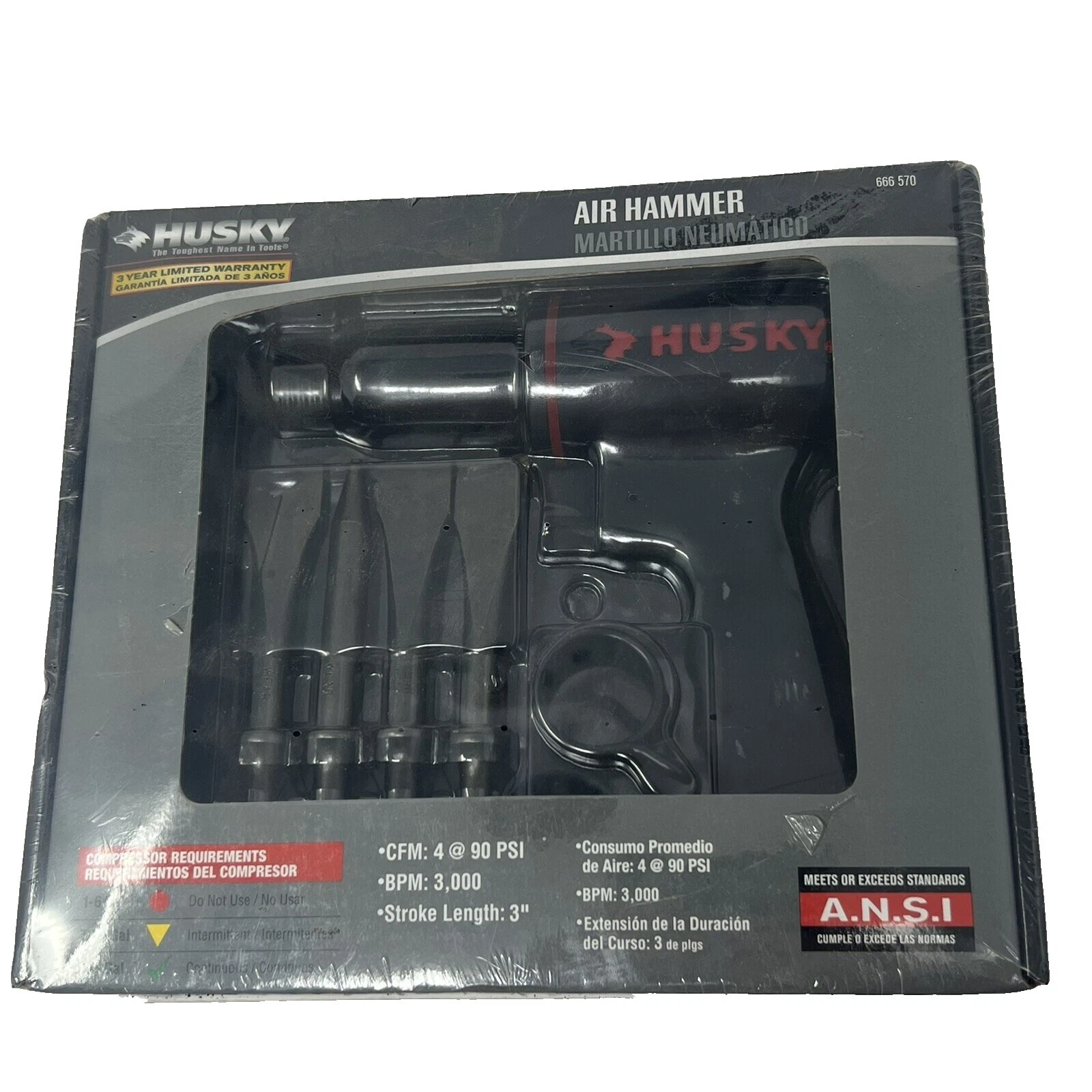 Husky martillos neumáticos