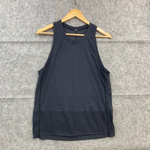 Lululemon Tank Top Womens M Medium Black Sleeveless Stretch Gym Yoga 42414