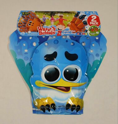 Zing Wave-A-Bubbles Pack of 2 Gloves Hours Of Bubble Fun! DUCK V3