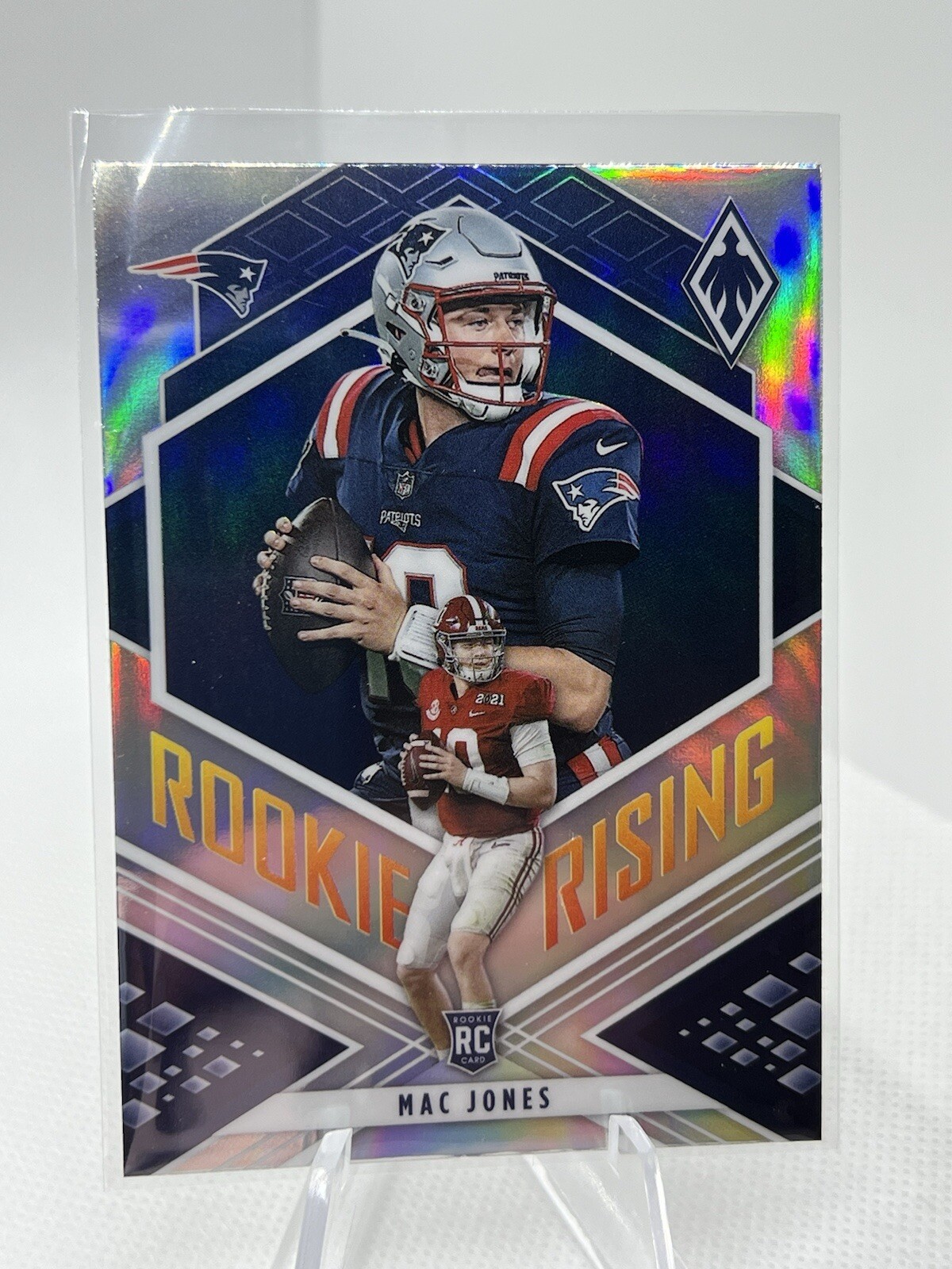 2021 Panini Phoenix - Rookie Rising #RIS-9 Mac Jones (RC)