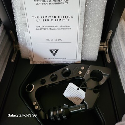 Oakley Carabiner Collection 2 Limited Edition Gold and Black
