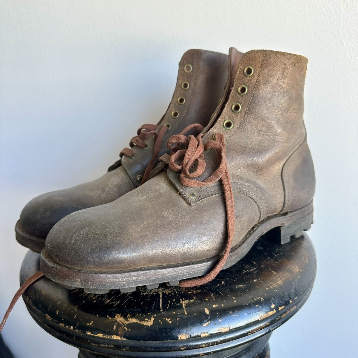 WWII Indochina War French Army Boondocker Combat Boots Size 13 EU