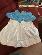 Vintage Toddler DOLL Dresses Lot of 2 Pink  Turquoise 1950-60's