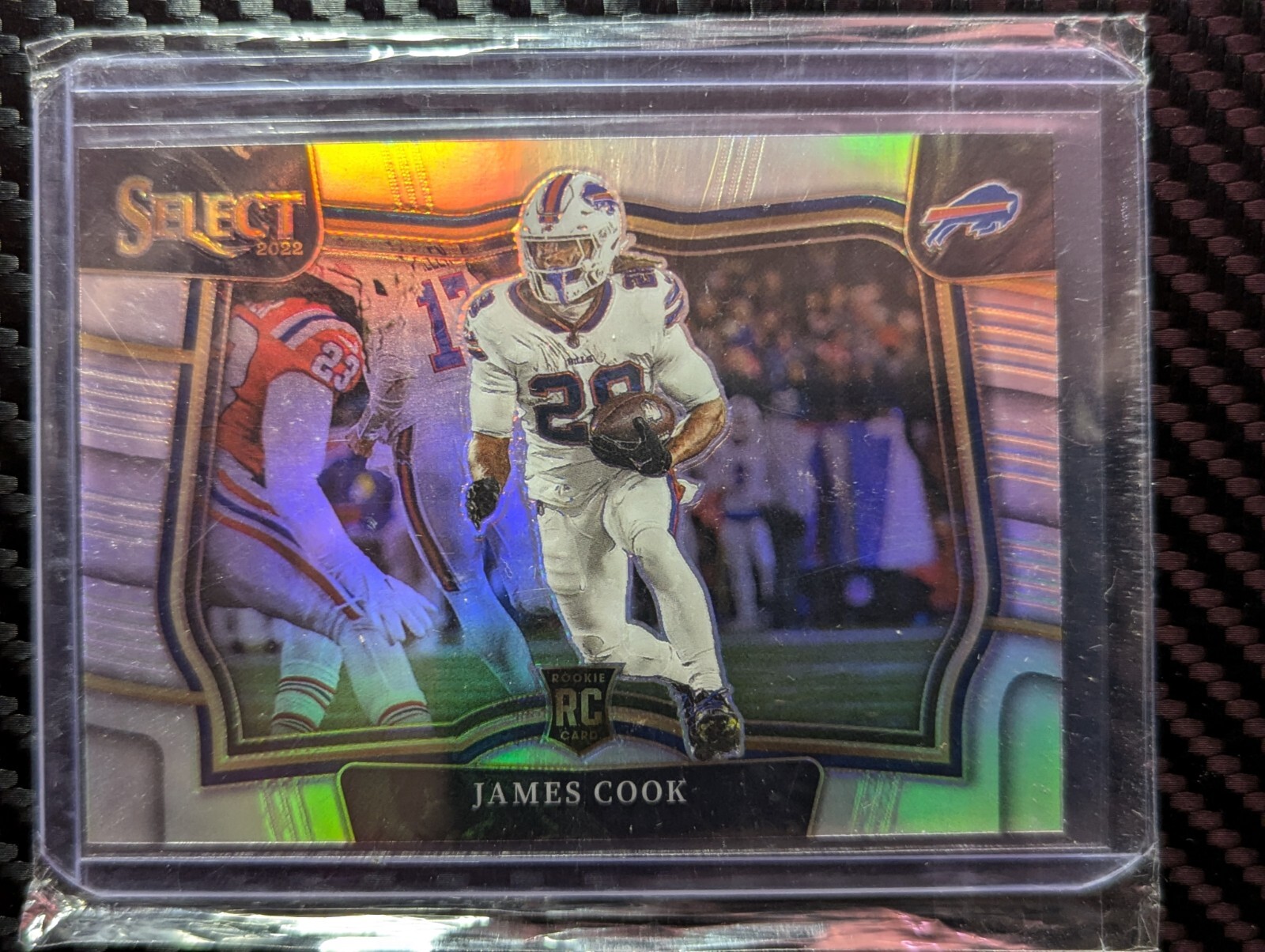 2022 Select Football James Cook Field Level Silver Buffalo Bills RB1