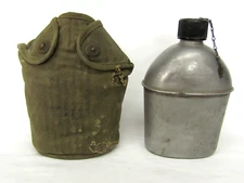 Vintage 1944 Vollrath Canteen w/ Insulated Cover US Military WW2