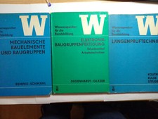 Wissensspeicher  Bauelemente  Elektronik Baugruppen Längenprüftechnik 3 Bücher