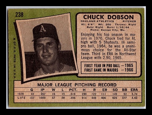 1971 Topps Baseball Cards 1-263 - You Pick - aaalvins - Picture 167 of 193