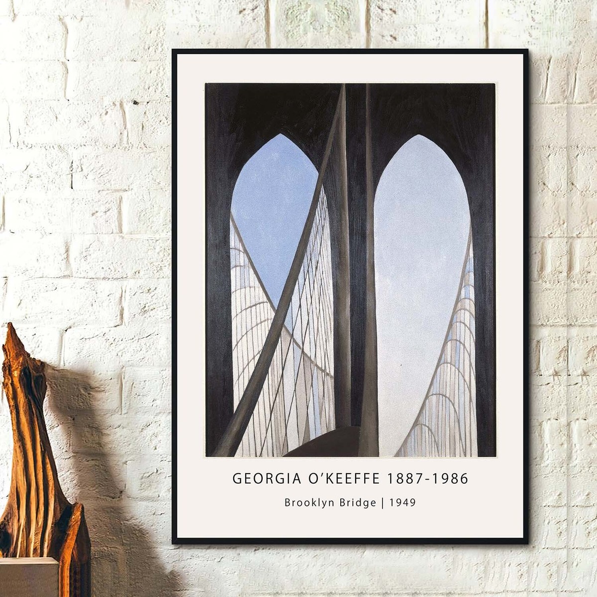 GEORGIA O'KEEFFE ポスター Georgia O'Keeffe Blue and Green Music Poster – The Art