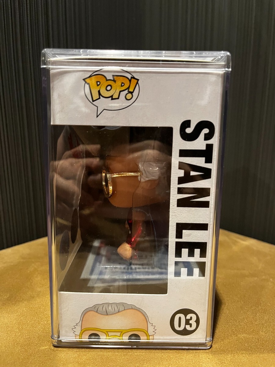 Stan Lee #03 Red Chrome Superhero Exclusive Signed W/ COA LE 9/12
