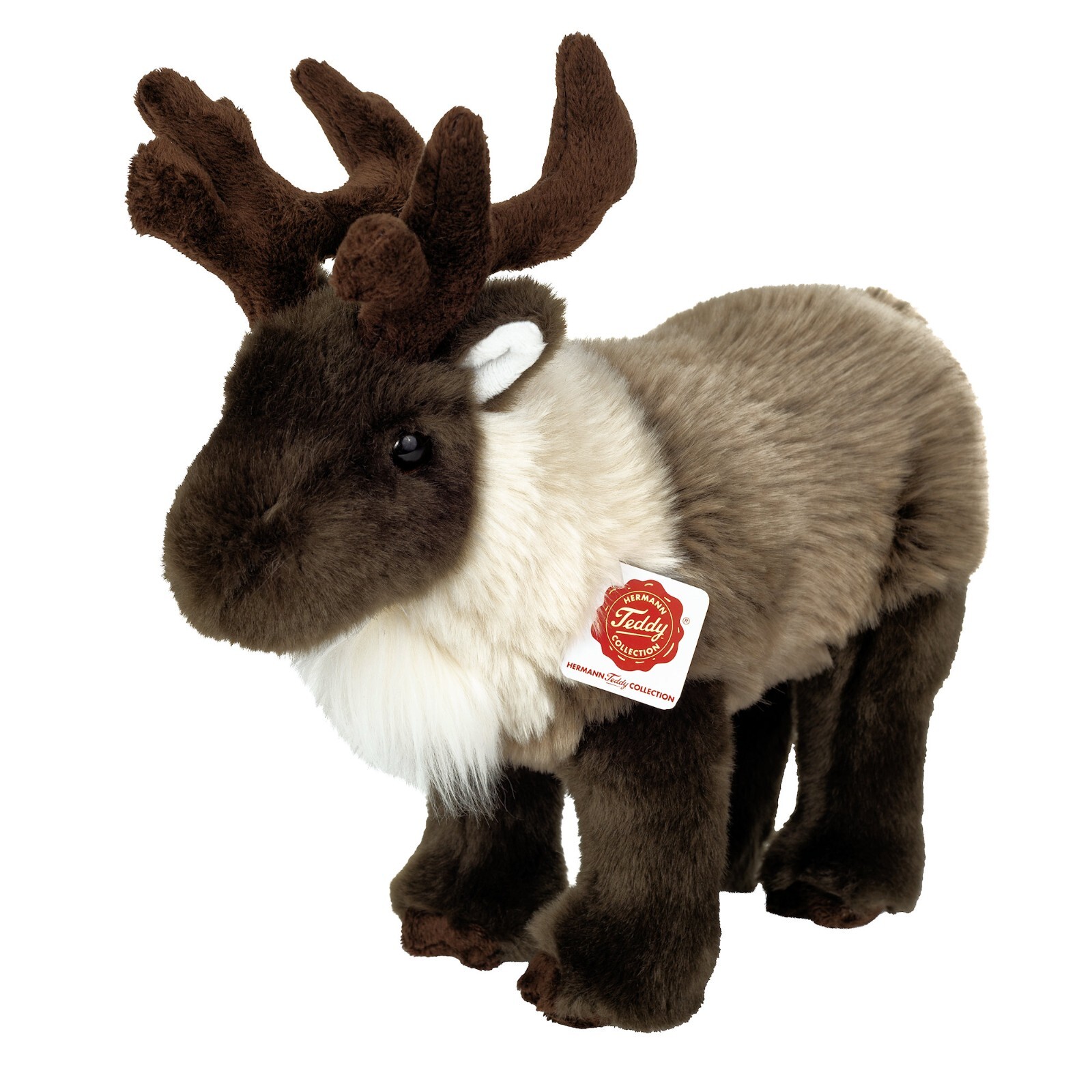 Teddy Hermann Reindeer Plush Soft Toy Animal Teddy Christmas Gift BNWT 90854