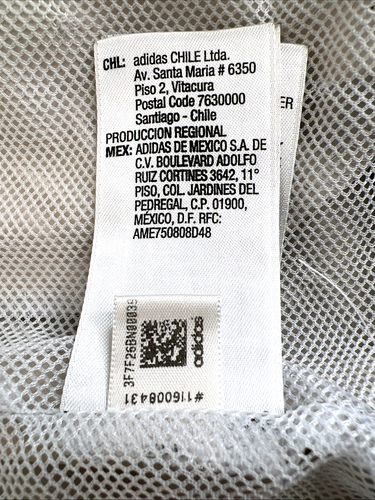 Adidas 2016 Men Large Colombia Ntl Football Team Soccer Anthem Track Rain Jacket - Picture 24 of 24