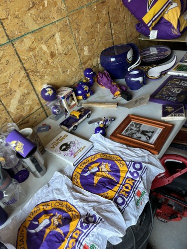 Huge Lot Of minnesota vikings collectables Vintage Rare Hard To Find - Picture 19 of 24