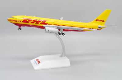 1:200 30CM JC Wings DHL A330-200F Airfreighter Airplane Diecast Aircraft Model
