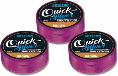 Kryston Quicksilver Shock Leader 35 lbs Schlagschnur Stiff Karpfen Carp