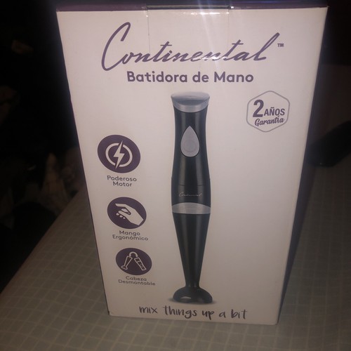 Continental Electric Single Speed Black Immersion Hand Blender, 150 W Hand with