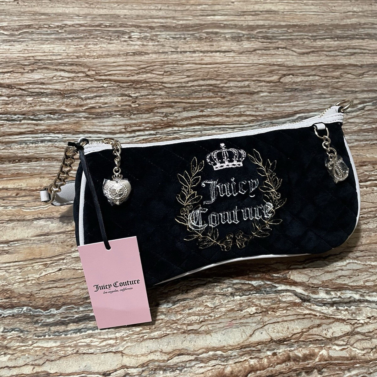 Juicy Couture バッグ 黒 Juicy Couture Bag Black Juicy Couture Shoulder Bag Quilted