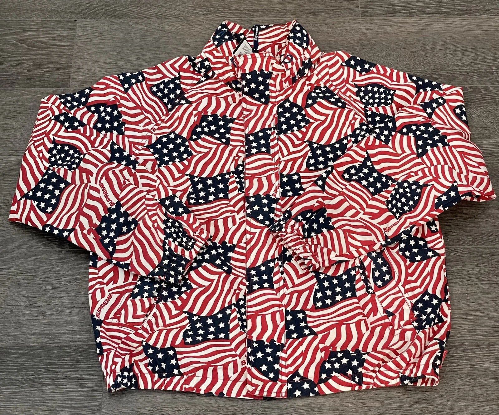 Veste pull raglan Supreme USA Drapeaux Medium DS