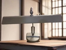 Vintage MCM Luxo L-9 Industrial Style Articulating Desk Lamp Made In Norway