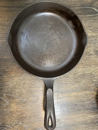 Wagner 1891 Original 9” inch Cast Iron Skillet Frying Pan Double Spout USA