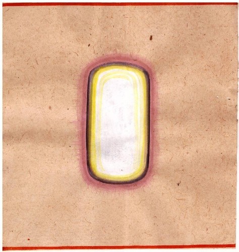 TANTRA PAINTING INDIA TANTRIC MEDITATION SPIRITUAL AURA VINTAGE 1980S LINGAM