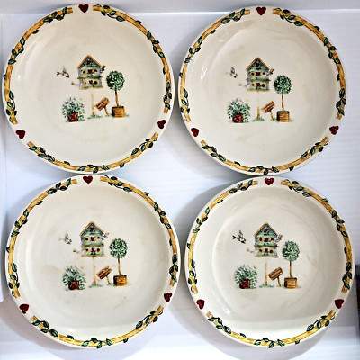 Thompson China Patterns Thomson Pottery Birdhouse Pattern 4 x 6 1/4